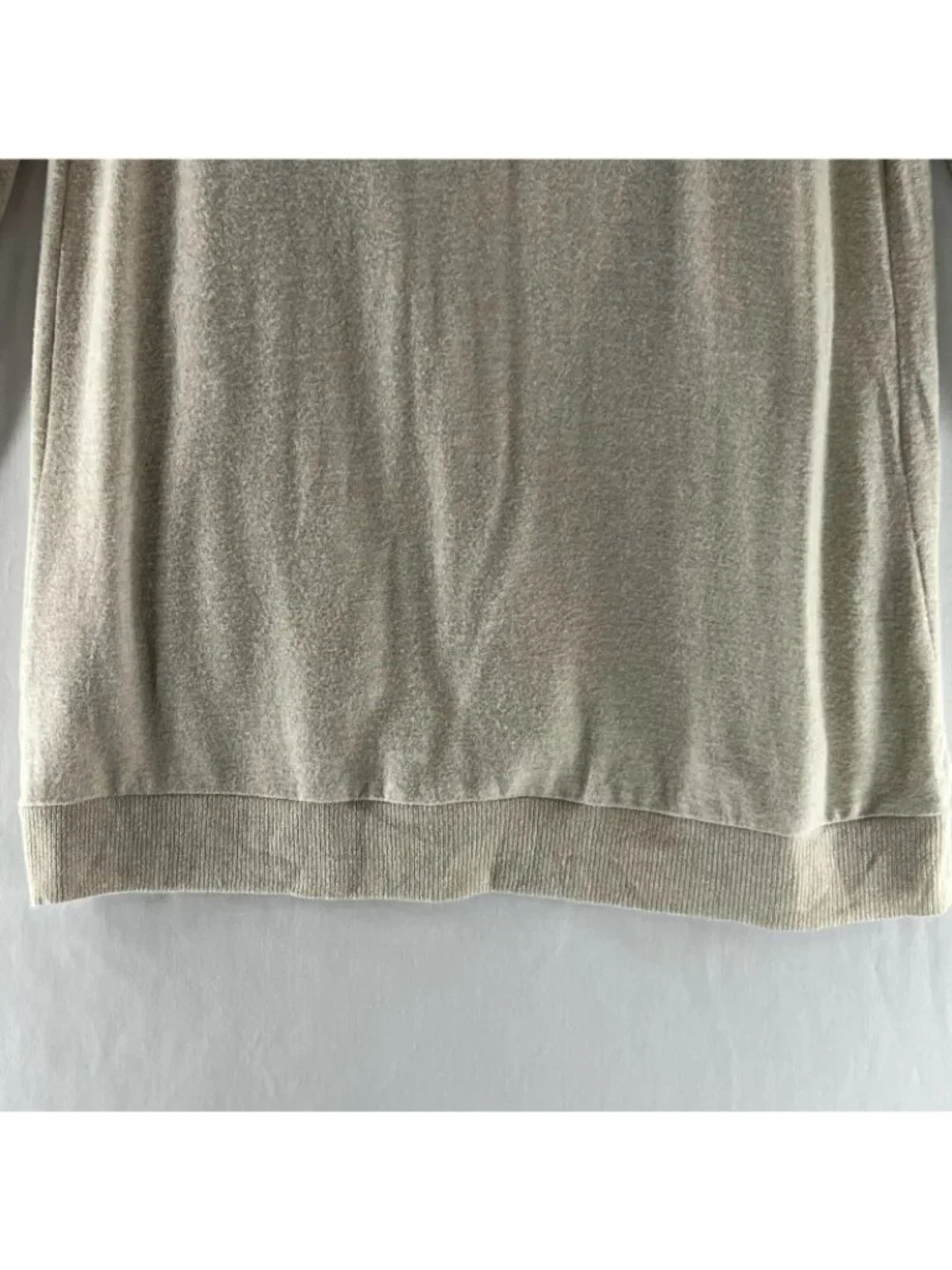 Gibson Open Front Cozy Cardigan Womens S Knit Pockets Long Sleeve Shawl Oatmeal